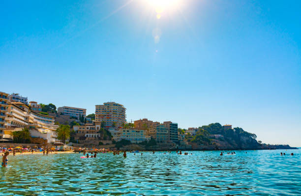 Majorca Cala Mesquida beach in Mallorca Balearic Islands of Spain
