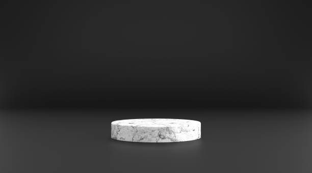 istock white marble texture podium with beautiful black background 3d illustration rendering 1428388048