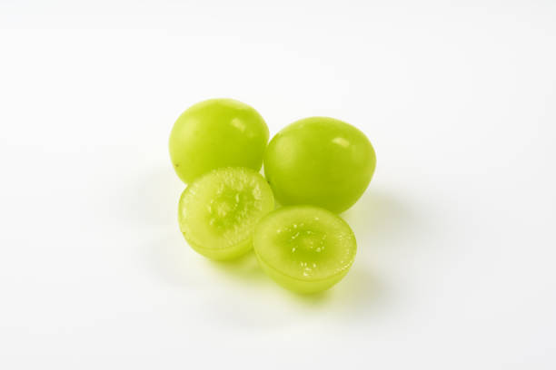 istock shine muscat fruits on white background 1428388898