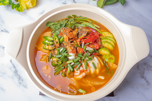 Korean Food Spicy Rockfish Stew