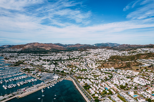 Drone View  Aegean Town Turgutreis