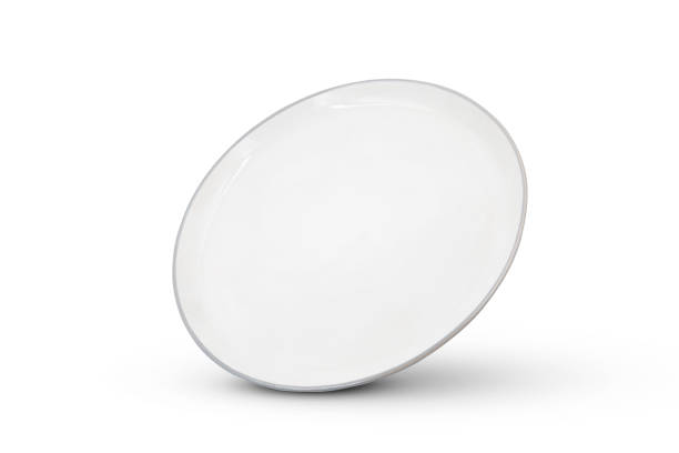 istock white and gray ceramic plate isolated on a white background 1428394719