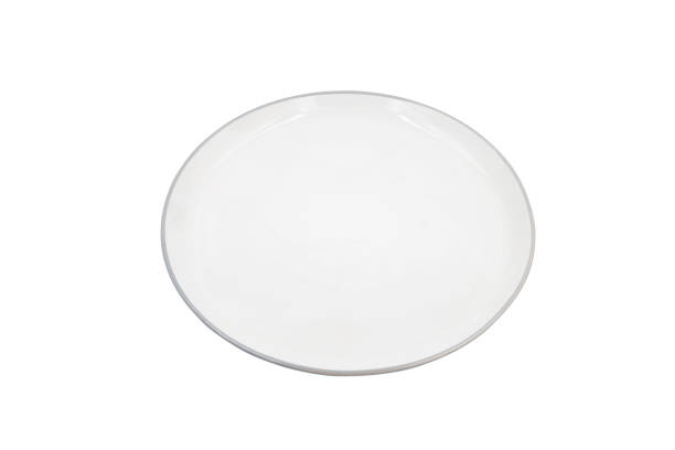 istock white and gray ceramic plate isolated on a white background 1428396307