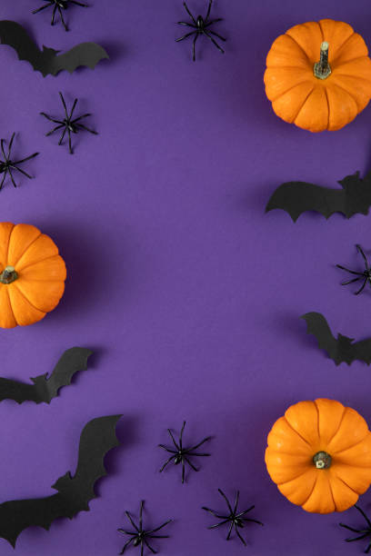 istock Halloween Background with Pumpkins 1428398016