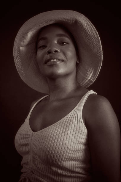 istock Portrait of beautiful black model 1428398115