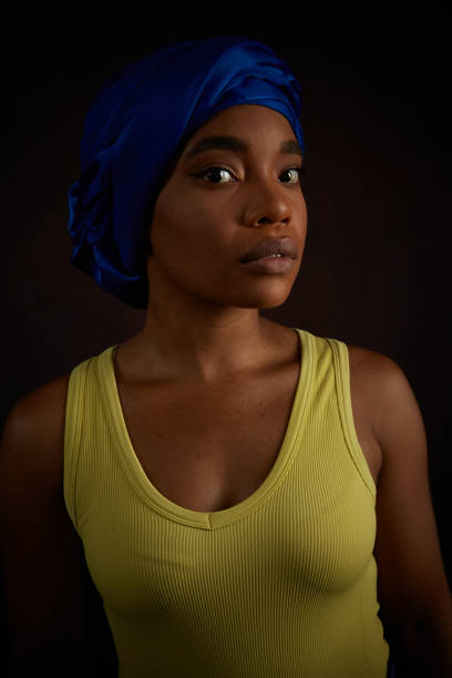 istock Portrait of beautiful black model 1428398197