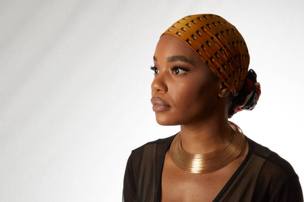 istock Portrait of beautiful black model 1428398278