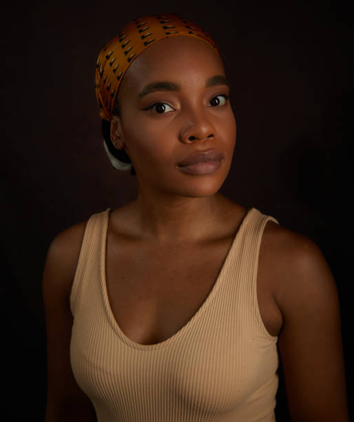 istock Portrait of beautiful black model 1428398290
