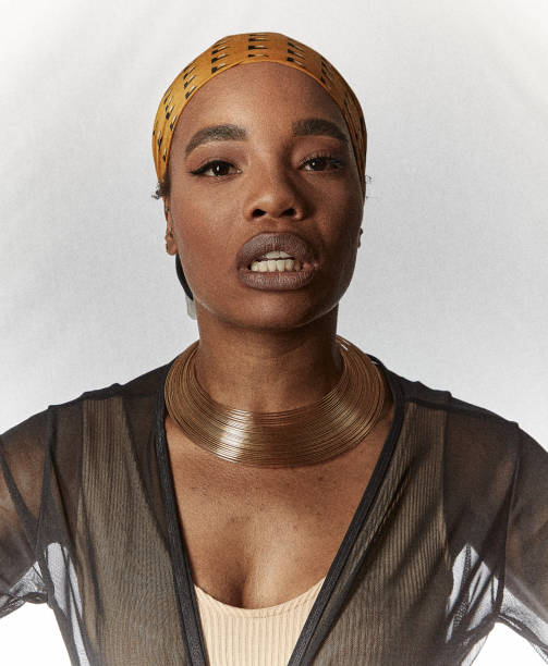 istock Portrait of beautiful black model 1428398312