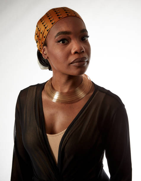 istock Portrait of beautiful black model 1428398321