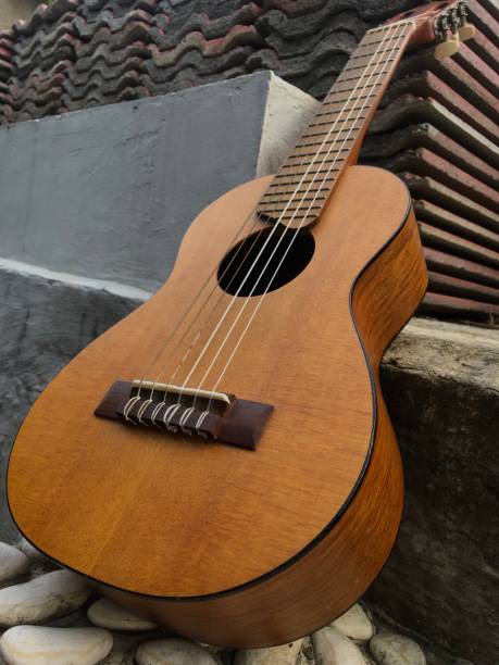 istock Guitar leans on the wall 1428401509