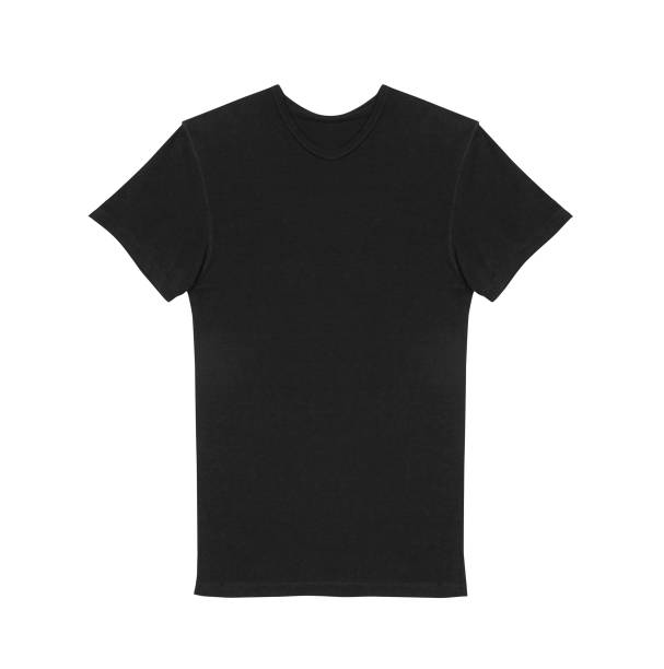 istock Black shirt isolated 1428417181