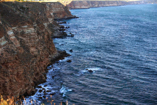istock Cliffs on the coastline of the sea 1428430310