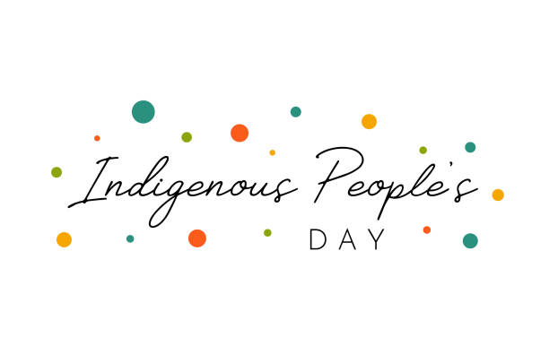 ilustraciones, imágenes clip art, dibujos animados e iconos de stock de antecedentes del día de los pueblos indígenas. vector - indigenous peoples day