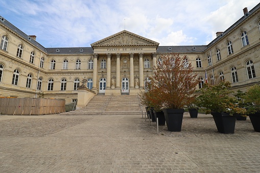 The courthouse, exterior view, city of Amiens, department of the Somme, France