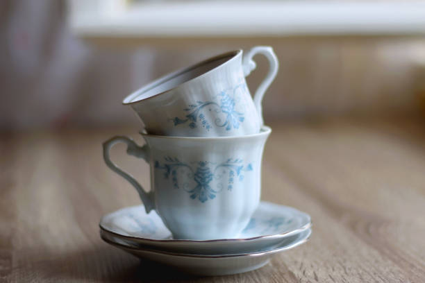 istock Vintage Porcelain Cups 1428447028