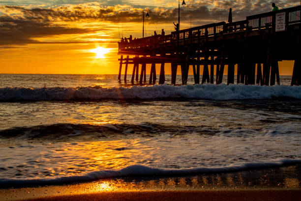 istock Pier sunrise at Virginia Beach 1428457169