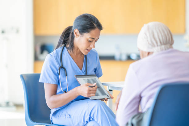 istock Nurse Meeting with a Cancer Patient 1428458059