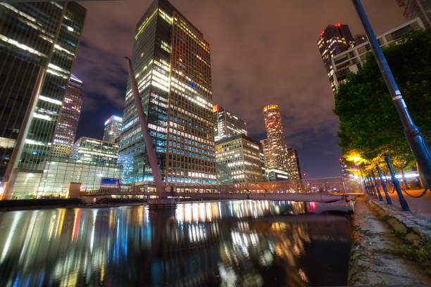 istock overnight at Canary wharf,london. 1428464951