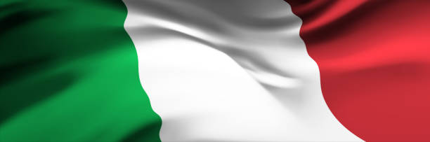 istock National flag of Italy 1428466703