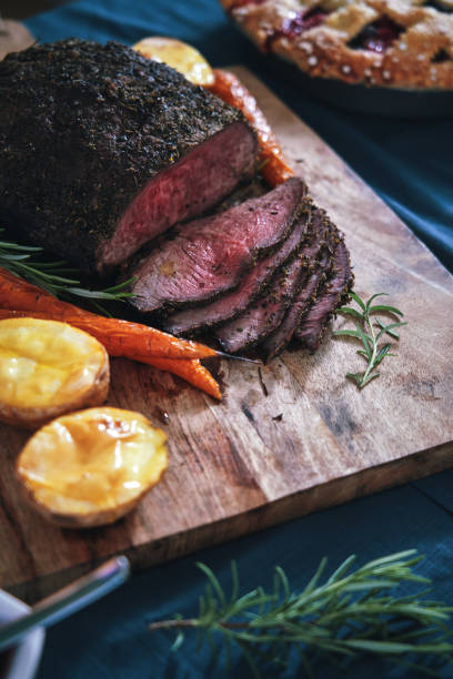 istock Roast Beef with Herbs for Holiday Dinner 1428470729