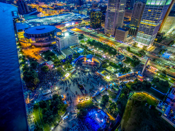 istock Detroit,Michigan Hart Plaza 1428474530