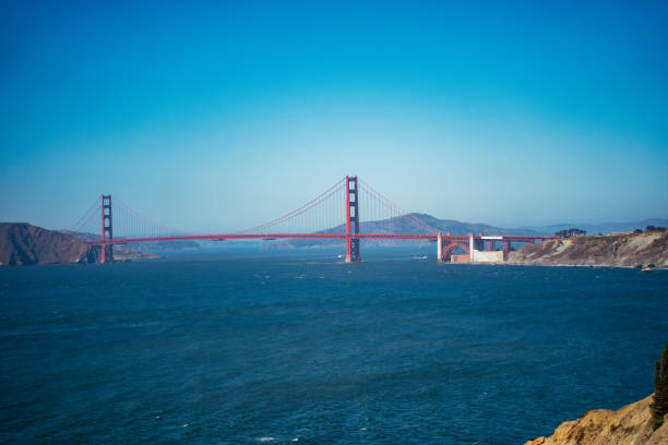 istock Golden gate bridge from lands end trail deadman's point 1428479599