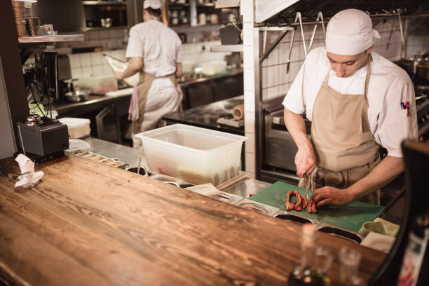 istock Inside of an high end restaurant kitchen 1428483557