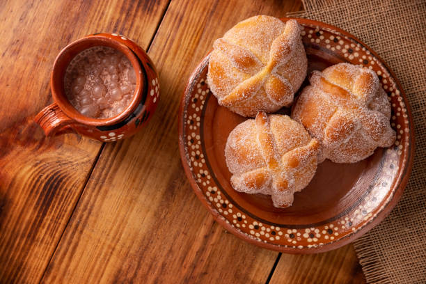 istock Homemade Pan de Muerto Top View 1428513910