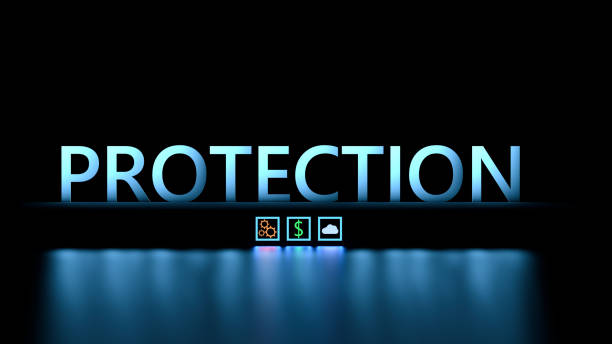 istock PROTECTION word concept. Protection cloud, finance, customization. Security of confidential data, finances on the Internet. 3D render. 1428524599