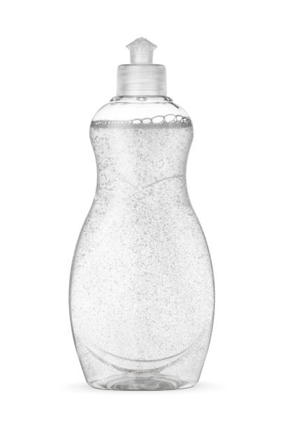 istock Dishwashing liquid detergent bottle isolated on white. 1428528210