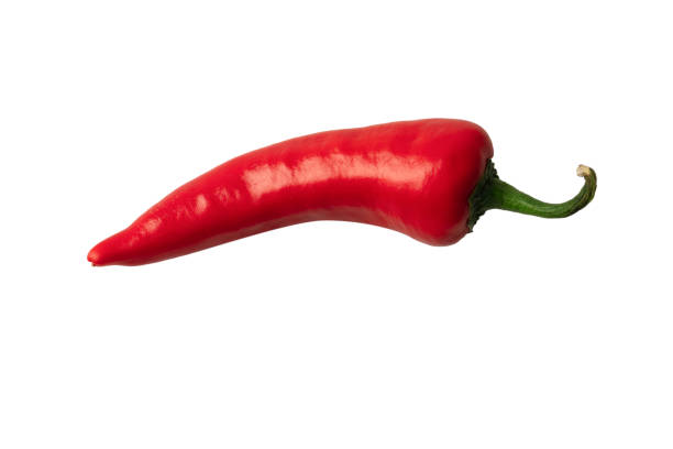 istock Red hot chili pepper isolated on a white background. 1428529739
