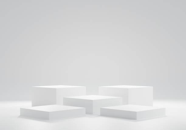 istock 3d rendering illustration podium for display or show cosmetics. 1428541860