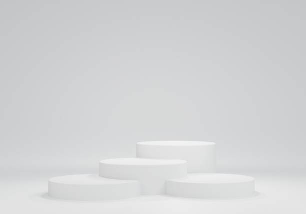 istock 3d rendering podium modern design. cosmetic product presentation and show. 1428541861