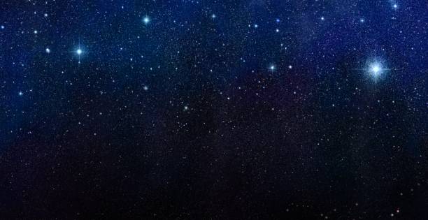 istock Illustration background of starry sky with image of holy night 1428544093