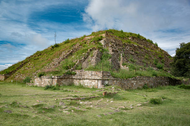 istock Monte Alban archaeological site, Oaxaca, Mexico 1428544123