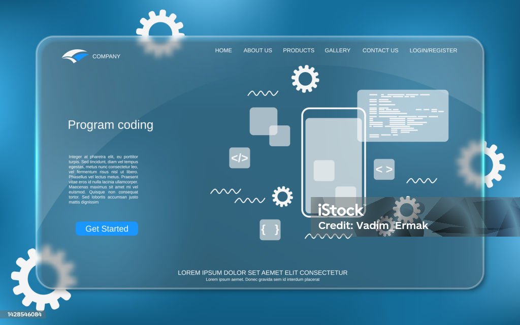 Program Coding Vector Concept Stock Illustration - Download Image Now ...