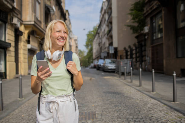 istock Young woman college student 1428556207