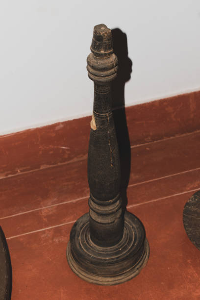 istock Antique candle stand, vintage candlestand. 1428558570