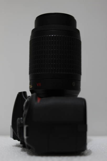 istock Professional photography black digital camera. 1428562104