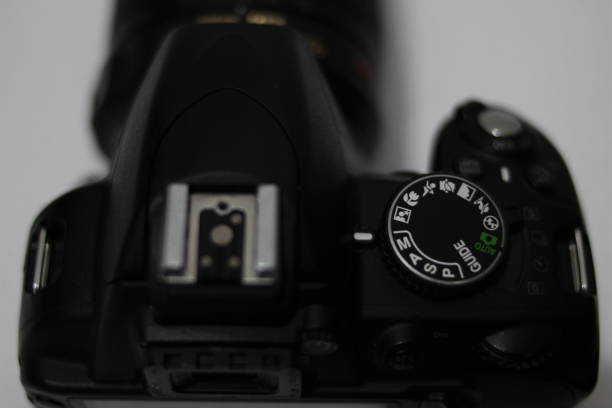 istock Professional photography black digital camera. 1428562153