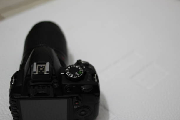 istock Professional photography black digital camera. 1428562171