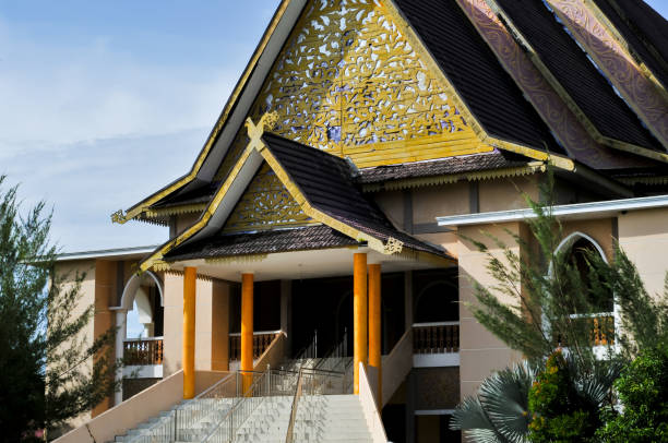 istock traditional home of malay 1428564447