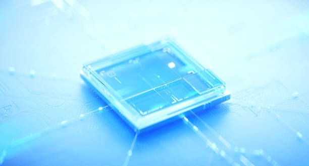 istock 3D rendering of cyberpunk AI. Circuit board. Technology background. Central Computer Processors CPU and GPU concept. Motherboard digital chip. Tech science background. 1428568367