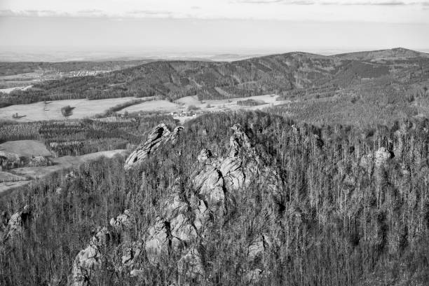 istock Oresnik granite rock formation in Jizera Mountains 1428572088