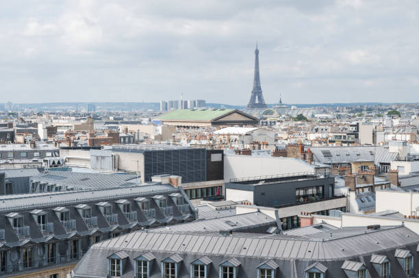 istock View over Paris from Galeries Lafayette Rooftop Terrace 1428573353