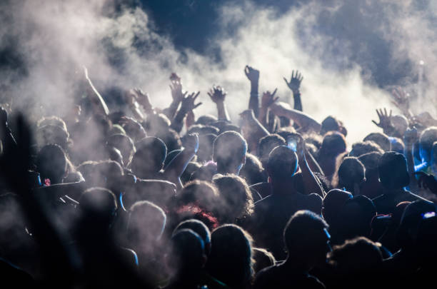 istock Cryo smoke on the crowd 1428594175