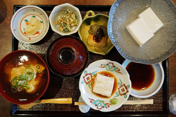 istock Tofu set with Miso soup 1428603480