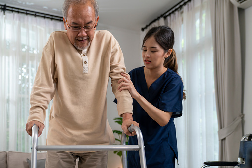 Nursing care for the elderly. Physical therapy for the elderly