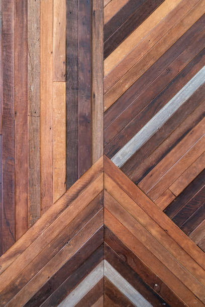 istock Wood plate background art pattern, colour palette shading arrangement. 1428615011